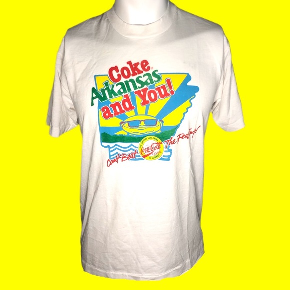 Vintage Coca Cola “Coke Arkansas and You!” Tee
